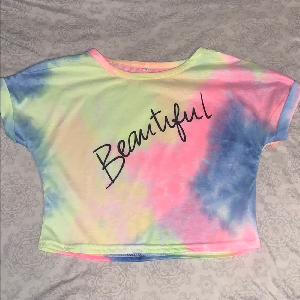 Tie dye crop top